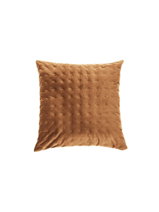 Riad - Coussin en velours brun