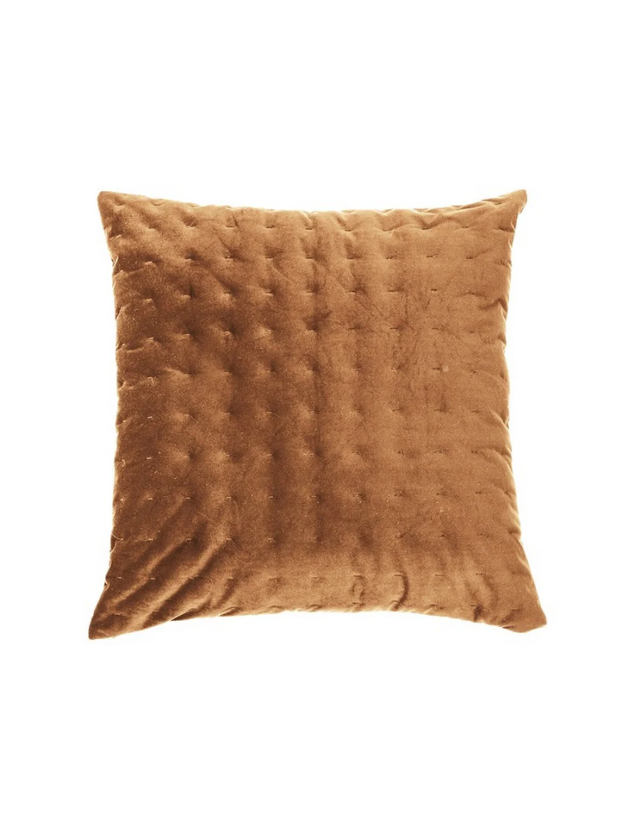 Riad - Coussin européen en velours brun