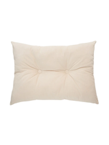 Riad - Coussin rectangulaire en velours crème