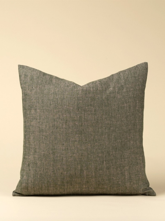 Coussin Chambray - Vert