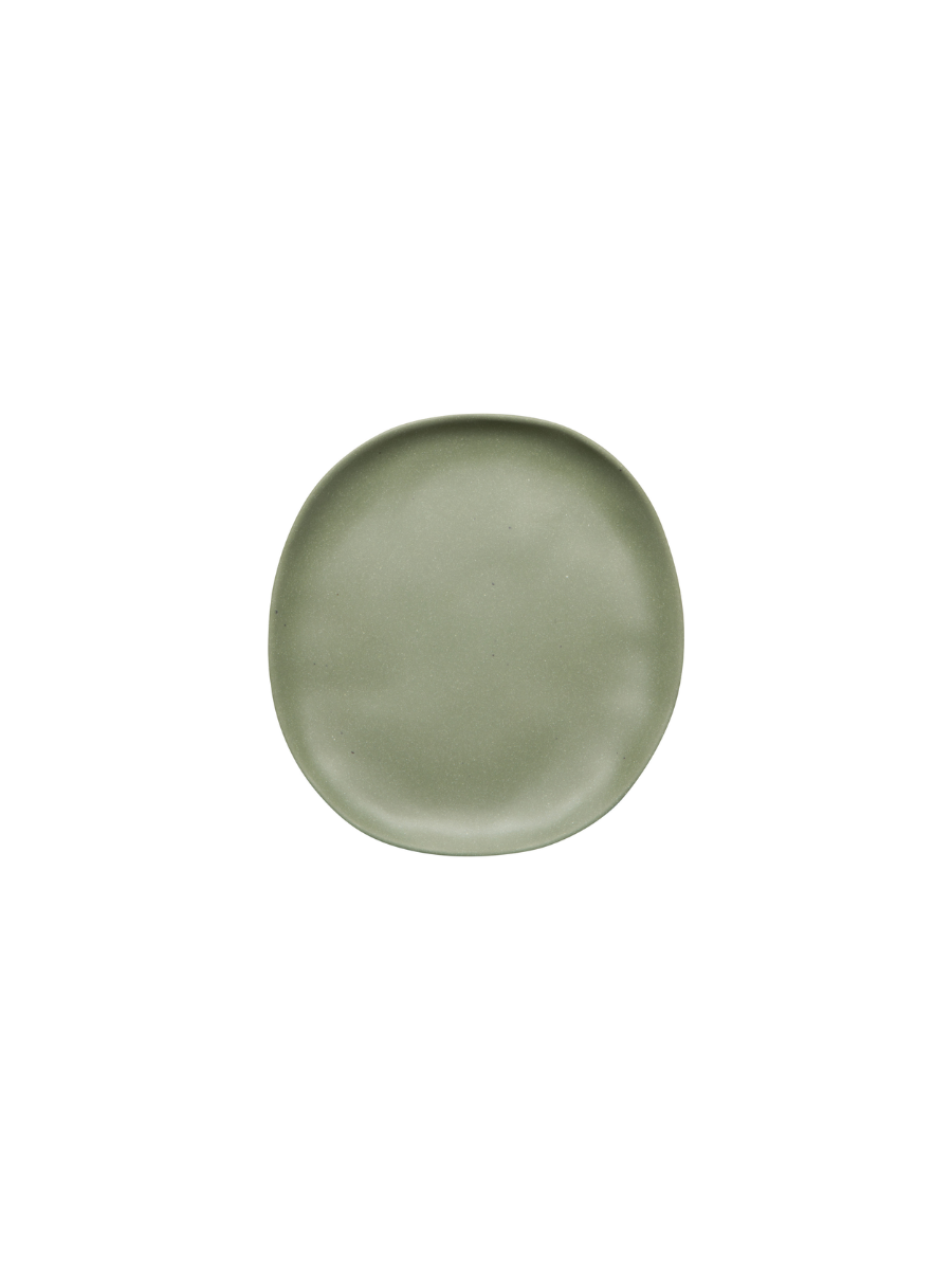 Fresco Melamine salad plate – Moss