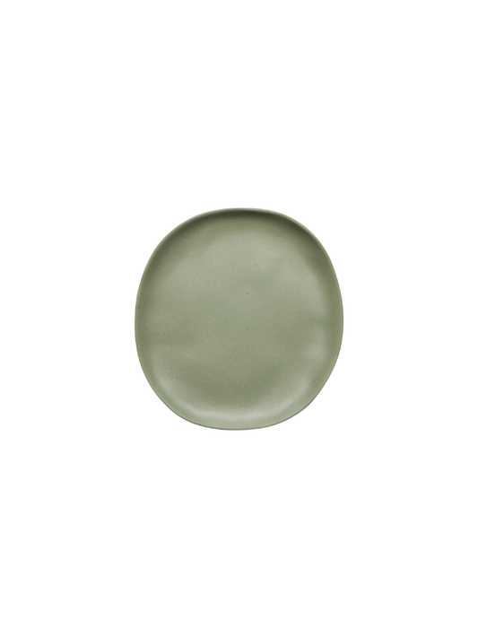 Fresco Melamine salad plate – Moss
