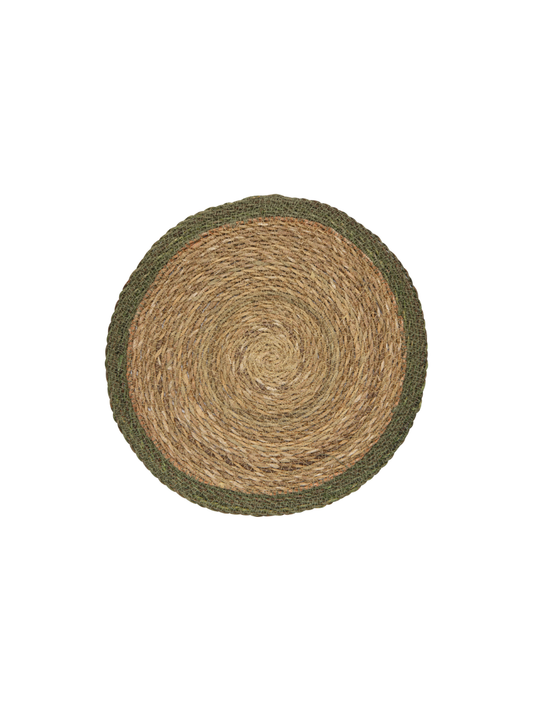 Napperon en herbe marine – Bordure Verte
