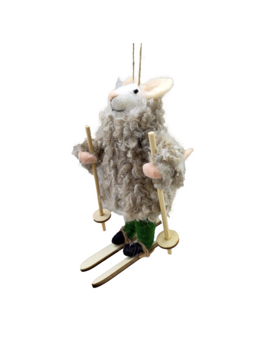 Souris en laine – AnneMarie