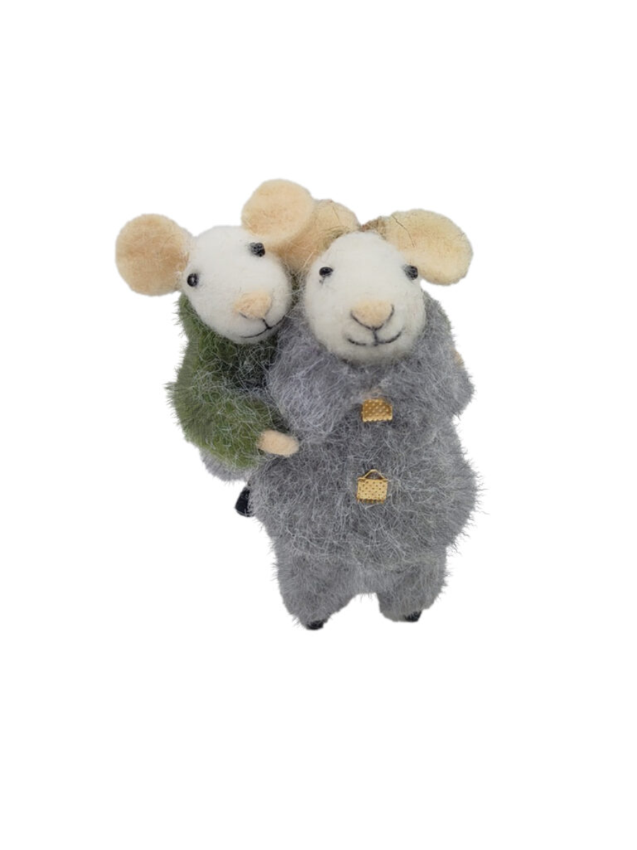 Souris en laine – Gen&Vincent