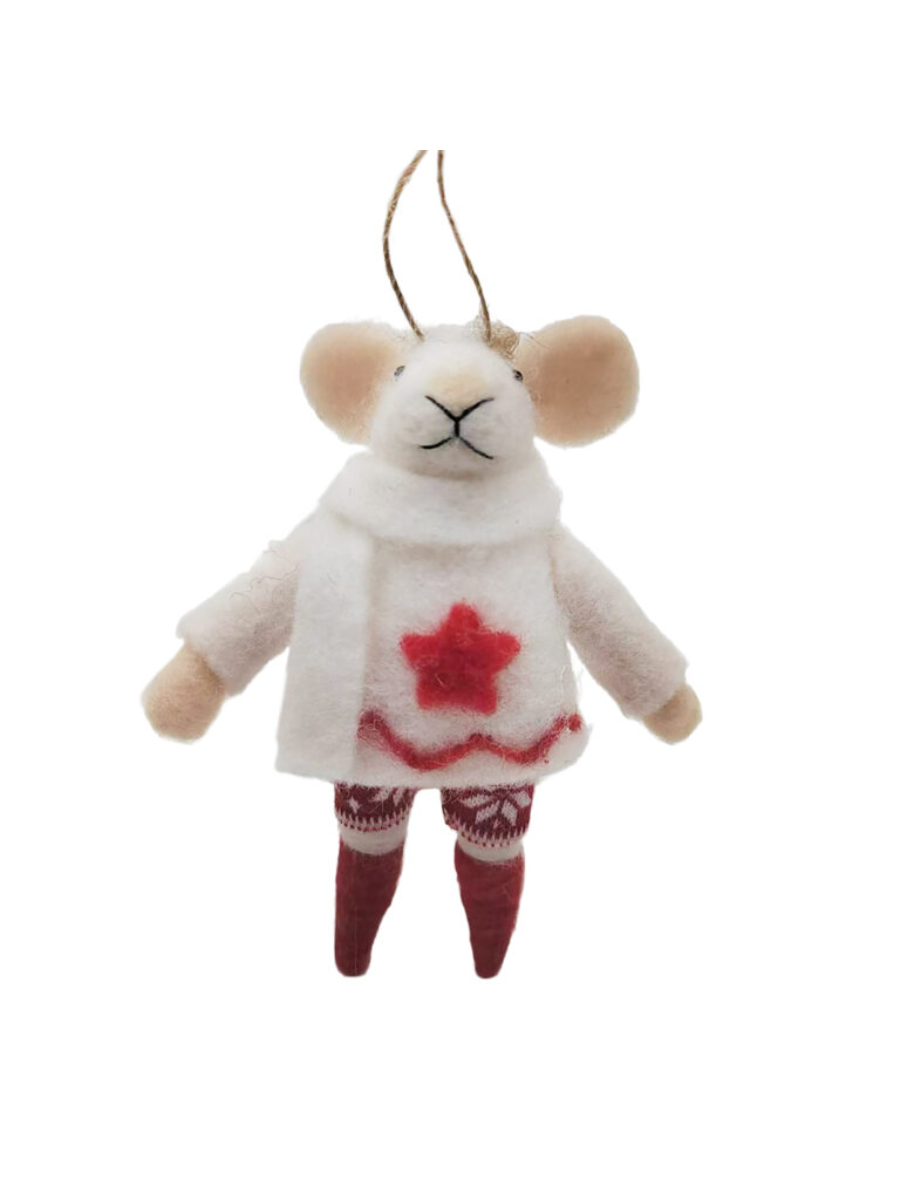 Souris en laine – Mariève