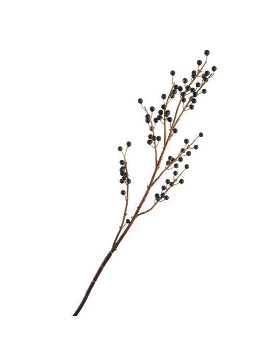 Decorative branch with black berries