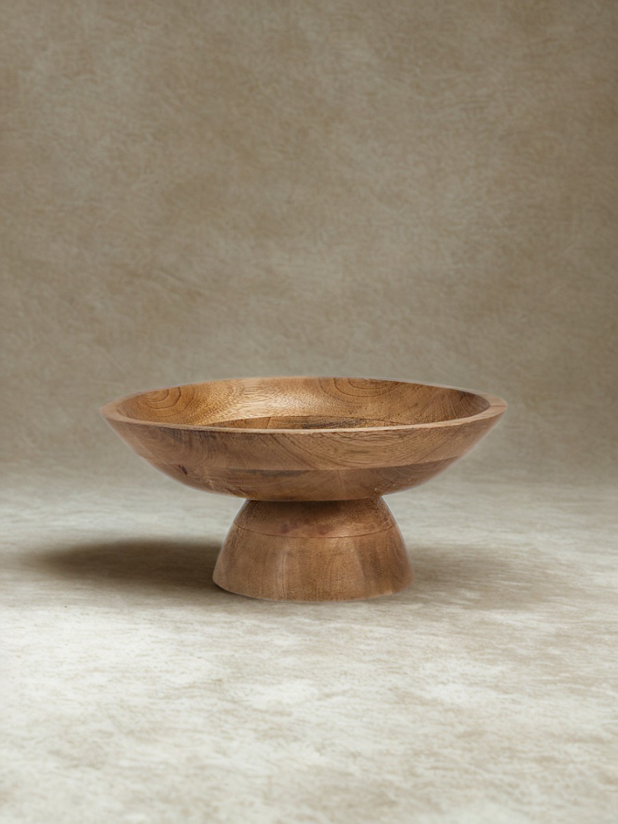 Footed bowl – Mango wood