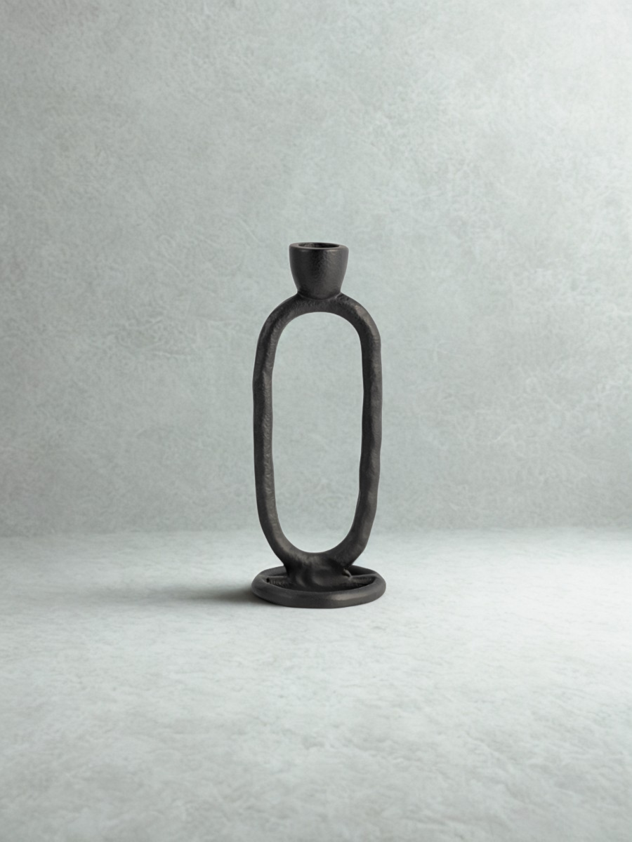 Bougeoir Ovale - 7"