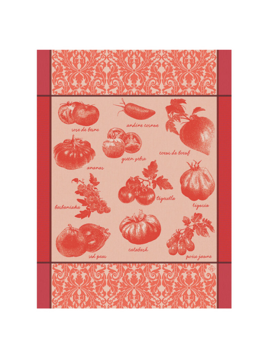 Red Tomatoes Etc. Tea Towel – Le Jacquard Français
