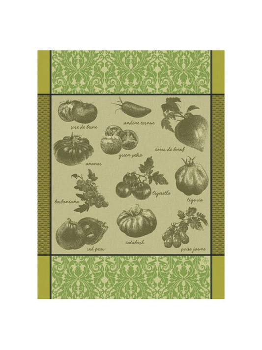 Green Tomatoes Etc. Tea Towel – Le Jacquard Français
