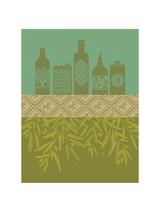 Torchon Huiles Provençales Vert – Le Jacquard Français
