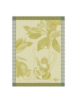 Torchon Eaux de Citrons Jaune - Le Jacquard Français