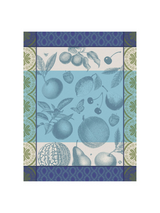 Torchon Arrière-Pays Bleu - Le Jacquard Français