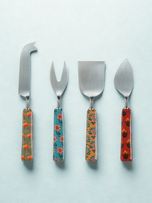 Set of 4 cheese knives – Mosaic Collection