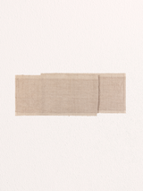 Chemin de table en coton – Lattice Dove Grey