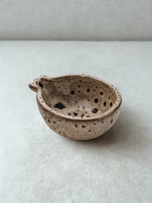 Decorative clay bowl – Two-tone pomegranate