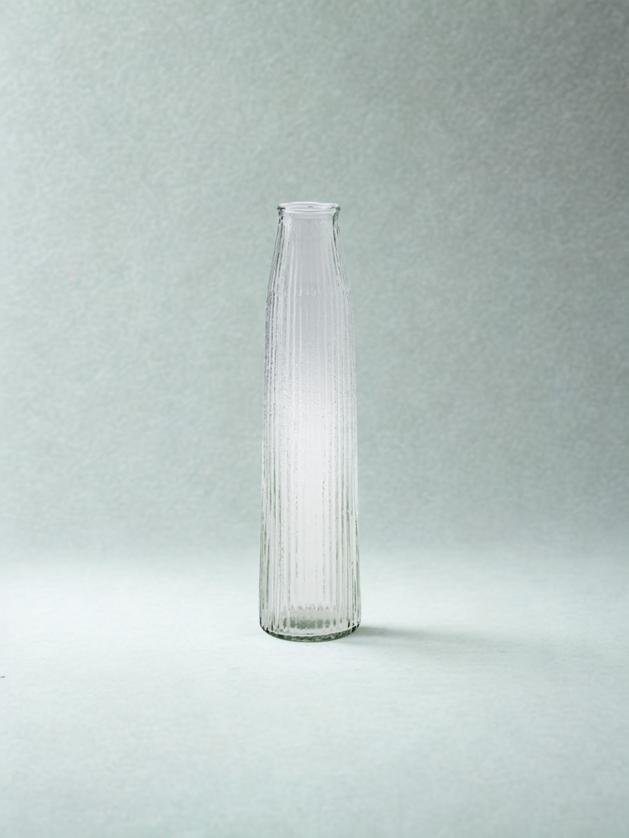 Fluted Glass Vase - Large