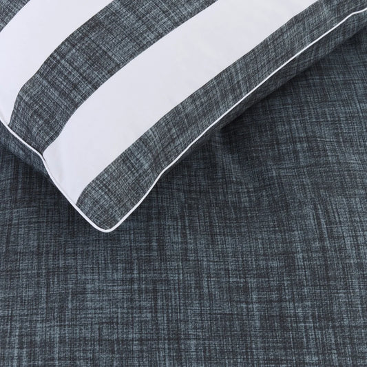 Lindy - Housse de couette réversible marine