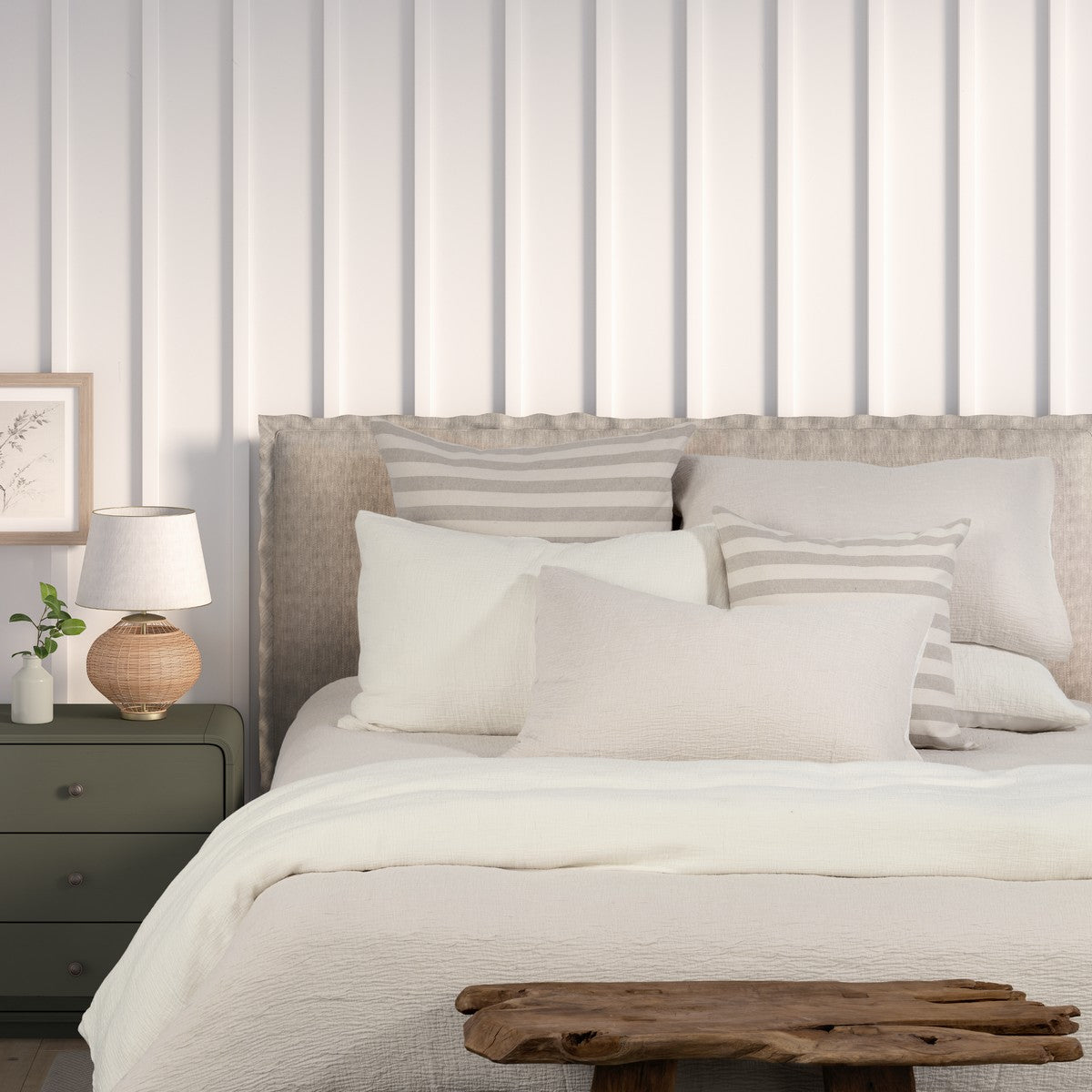 Lionel - solid natural duvet cover