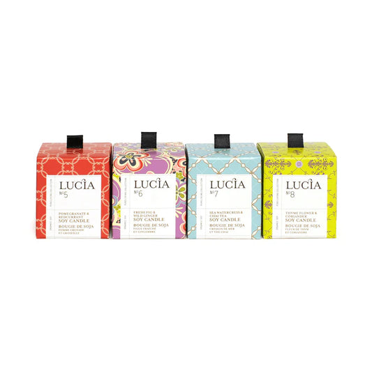 Assortment of soy candles - Lucia
