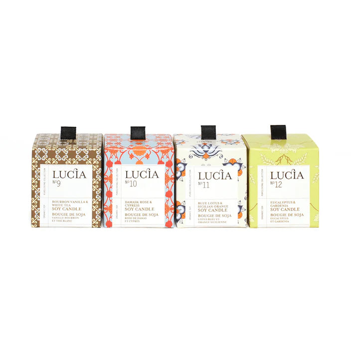Assortiment de bougies de soja - Lucia