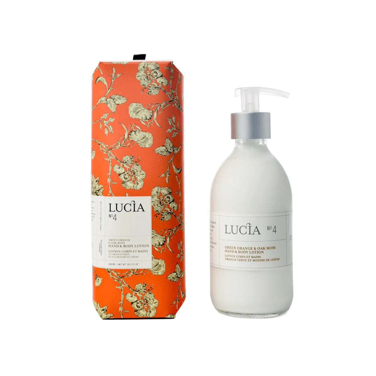 N°4 Lotion corps et mains à l'orange verte et à la mousse de chêne - Lucia
