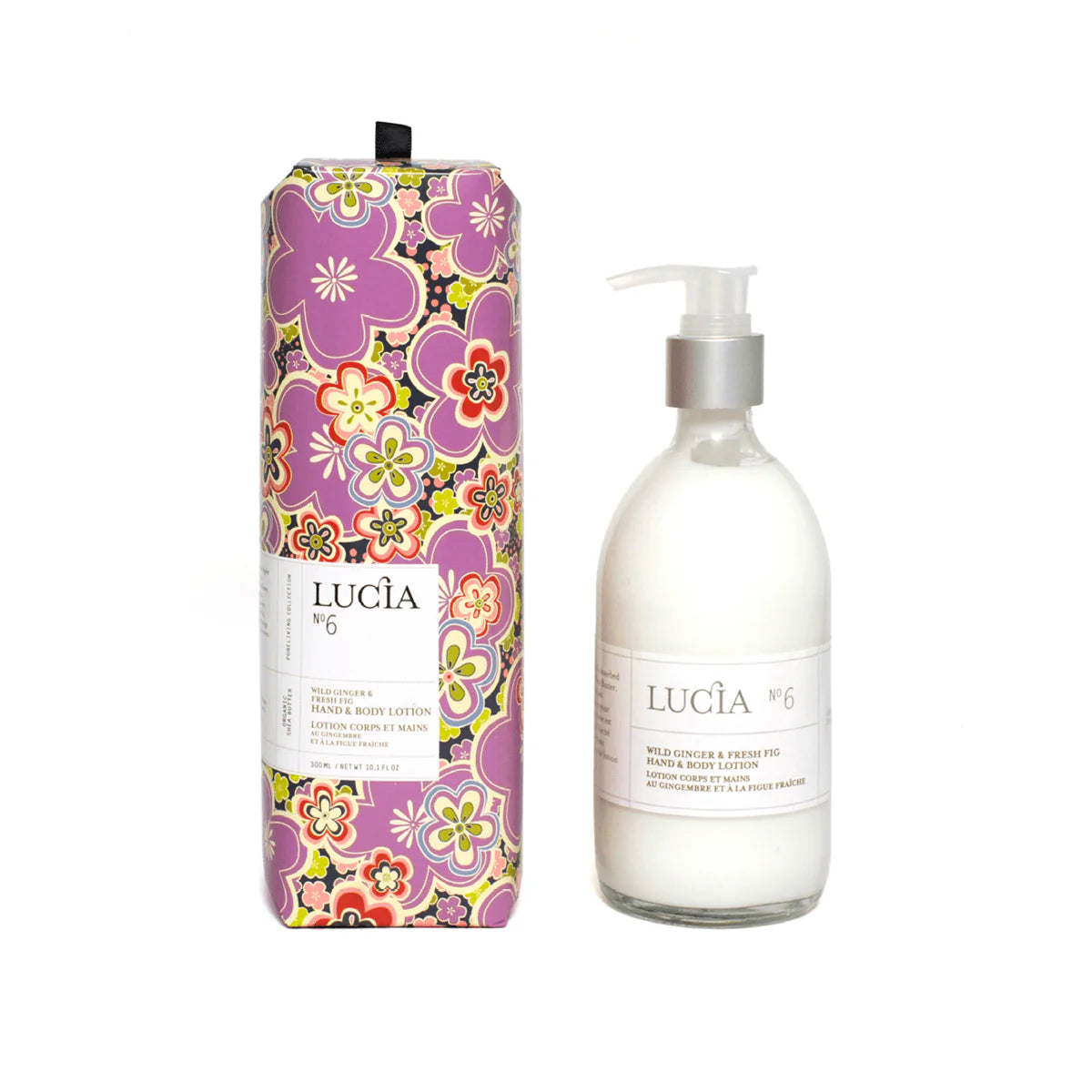 N°6 Lotion corps et mains au gingembre et à la figue fraîche - Lucia