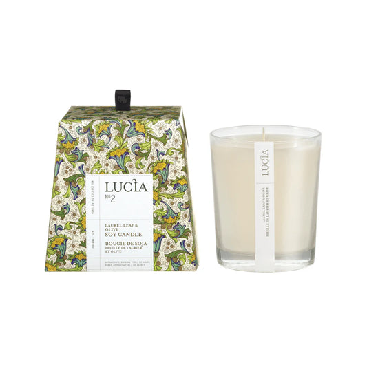N°2 Bay leaf and olive soy candle - Lucia