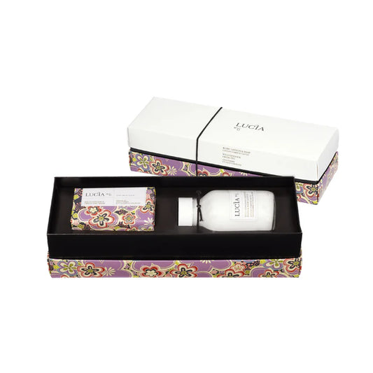 Box No. 6 Body lotion and soap with ginger and fresh fig - Lucia