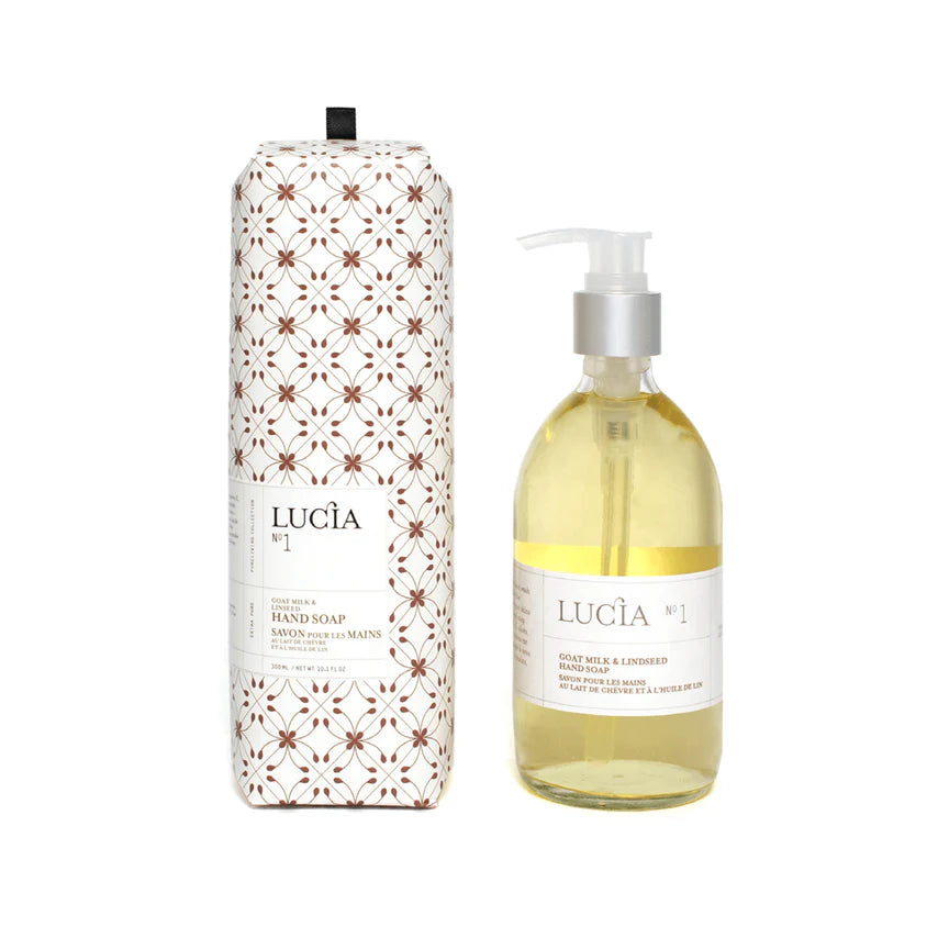 N°1 Hand soap with goat's milk and linseed oil - Lucia