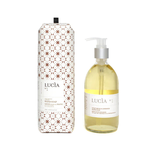 N°1 Hand soap with goat's milk and linseed oil - Lucia