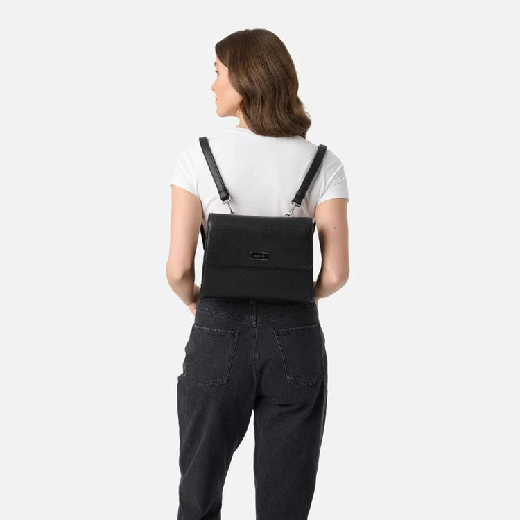 Le Marlène - 3-in-1 vegan leather handbag Black