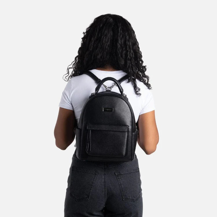 Le Maude - 3-in-1 vegan leather backpack Black