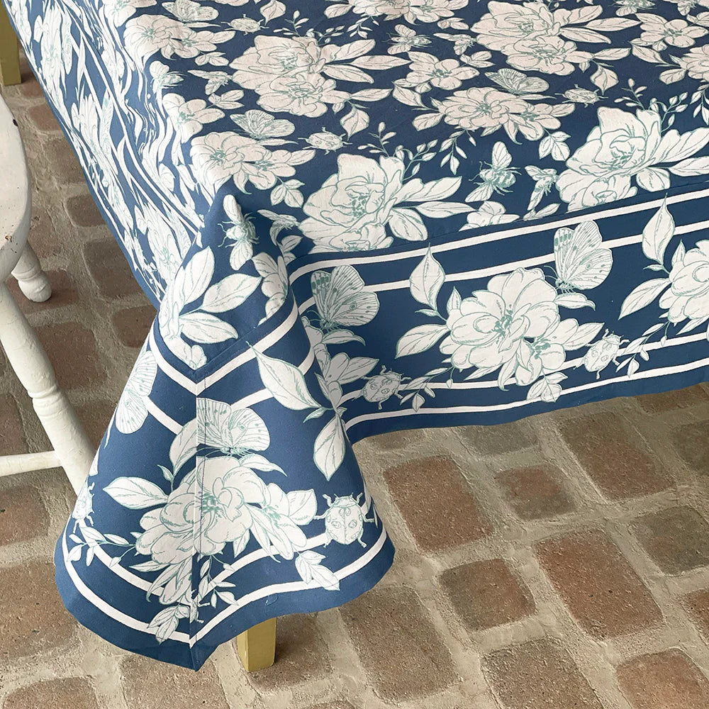 Mahogany tablecloth - June Bug Indigo