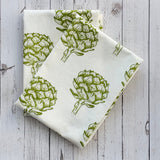Mahogany Kitchen Towels - Artichokes