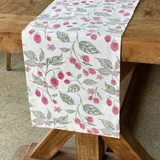 Mahogany Table Runner - Raspberry