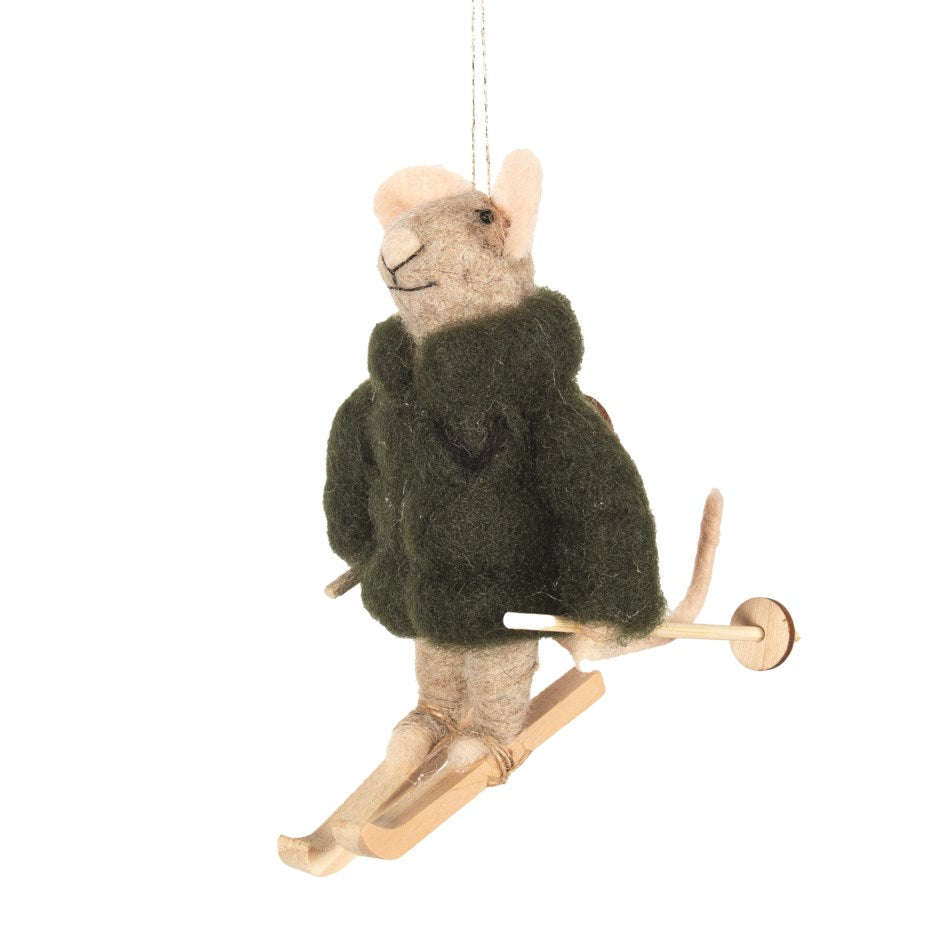 Souris skieur
