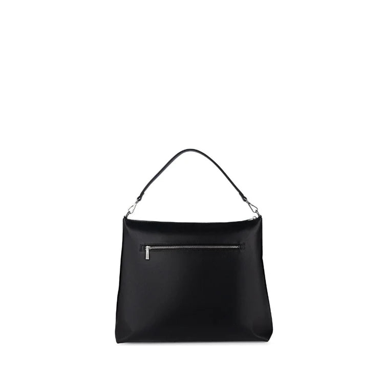 The Nellie - Black vegan leather tote bag