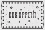 Maison Lorrain paper placemats - Bon Appétit Fleurs