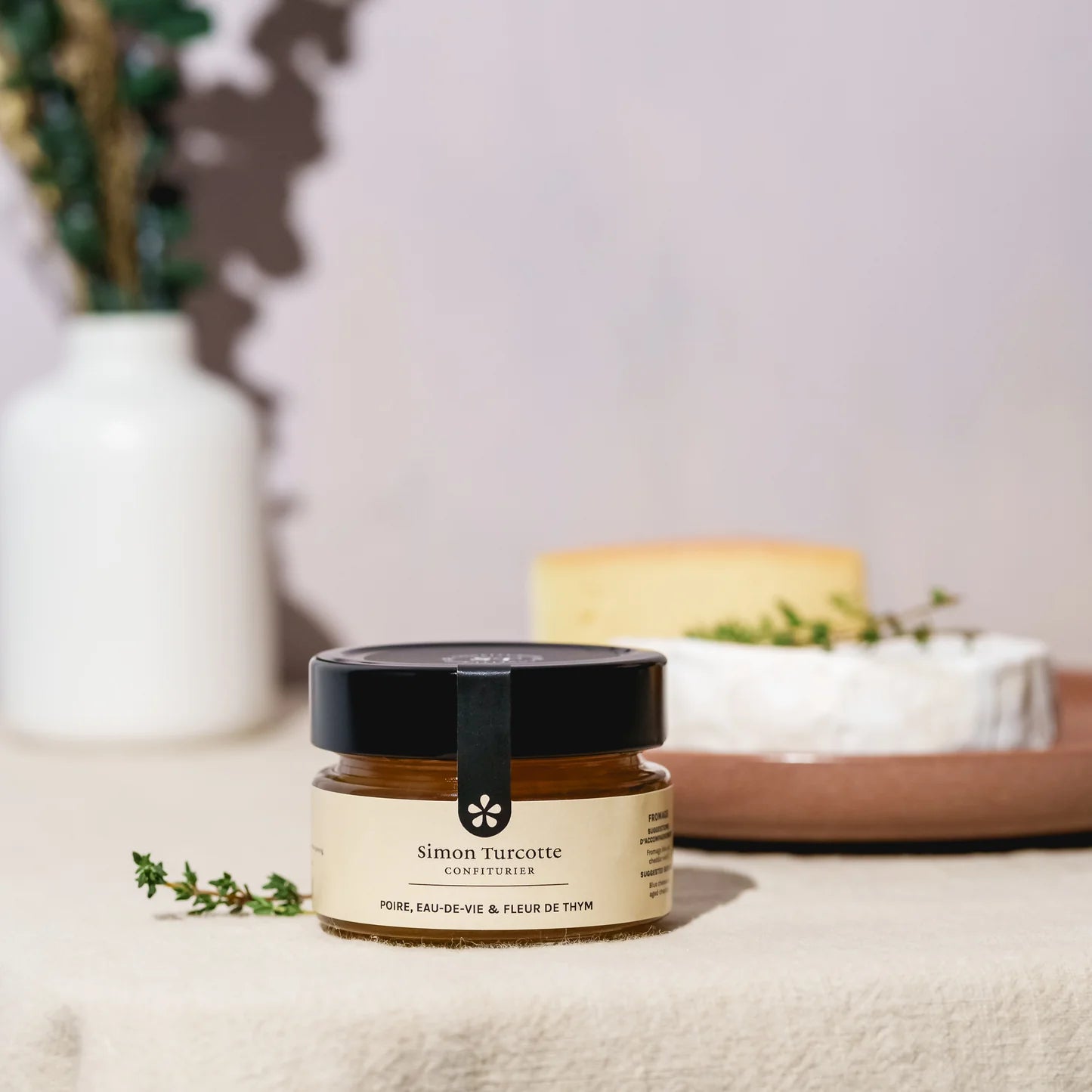 Confiture Poire Eau-De-Vie et Fleur de Thym