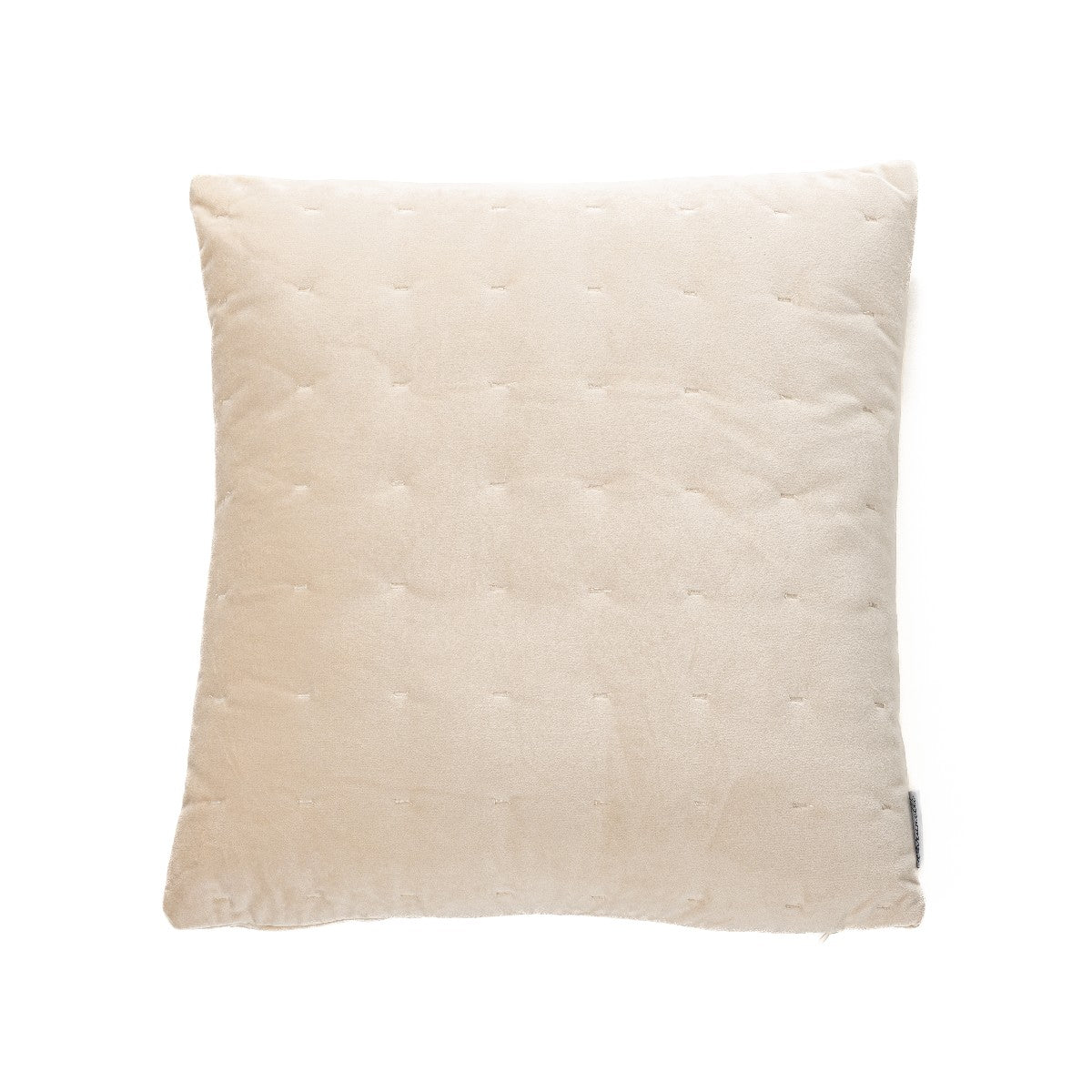 Riad - European cushion in cream velvet