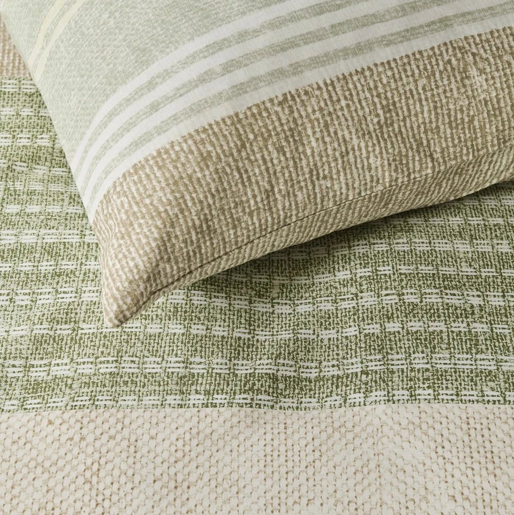 Housse de couette vert - Shitake