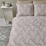 Ensemble de housse de couette en tricot