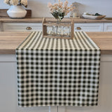 Nappe à carreaux verte et blanche Vichy