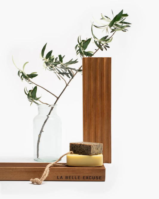 Wooden Soap Dish Tray - La Belle Excuse