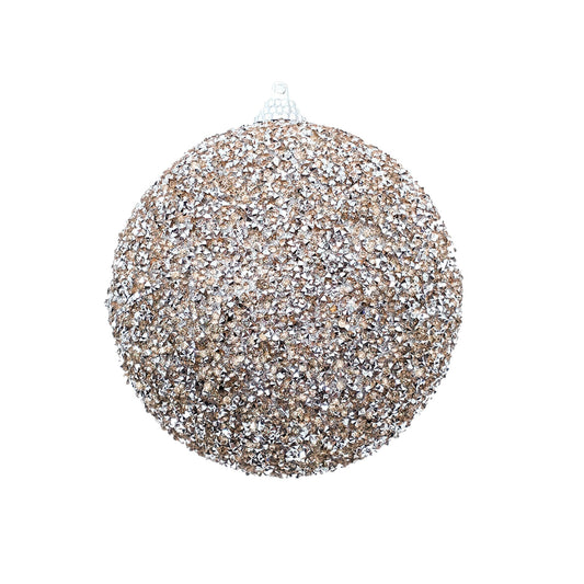 Decorative mini-diamond ball – Champagne 4”