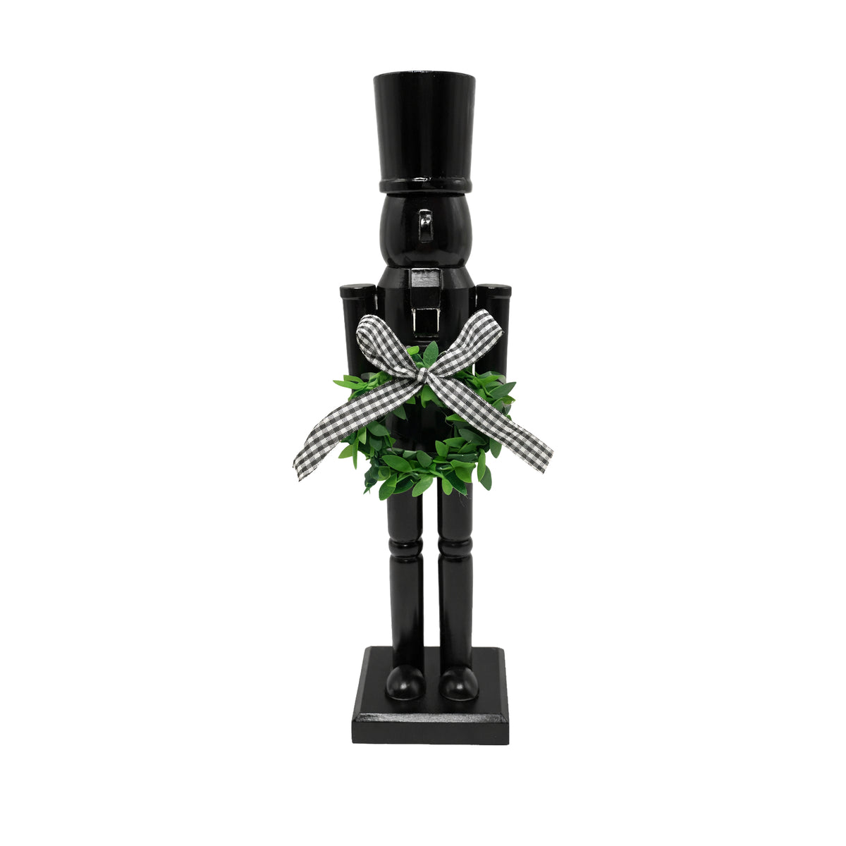 Casse-Noisette Soldat en Bois Noir - 15 po