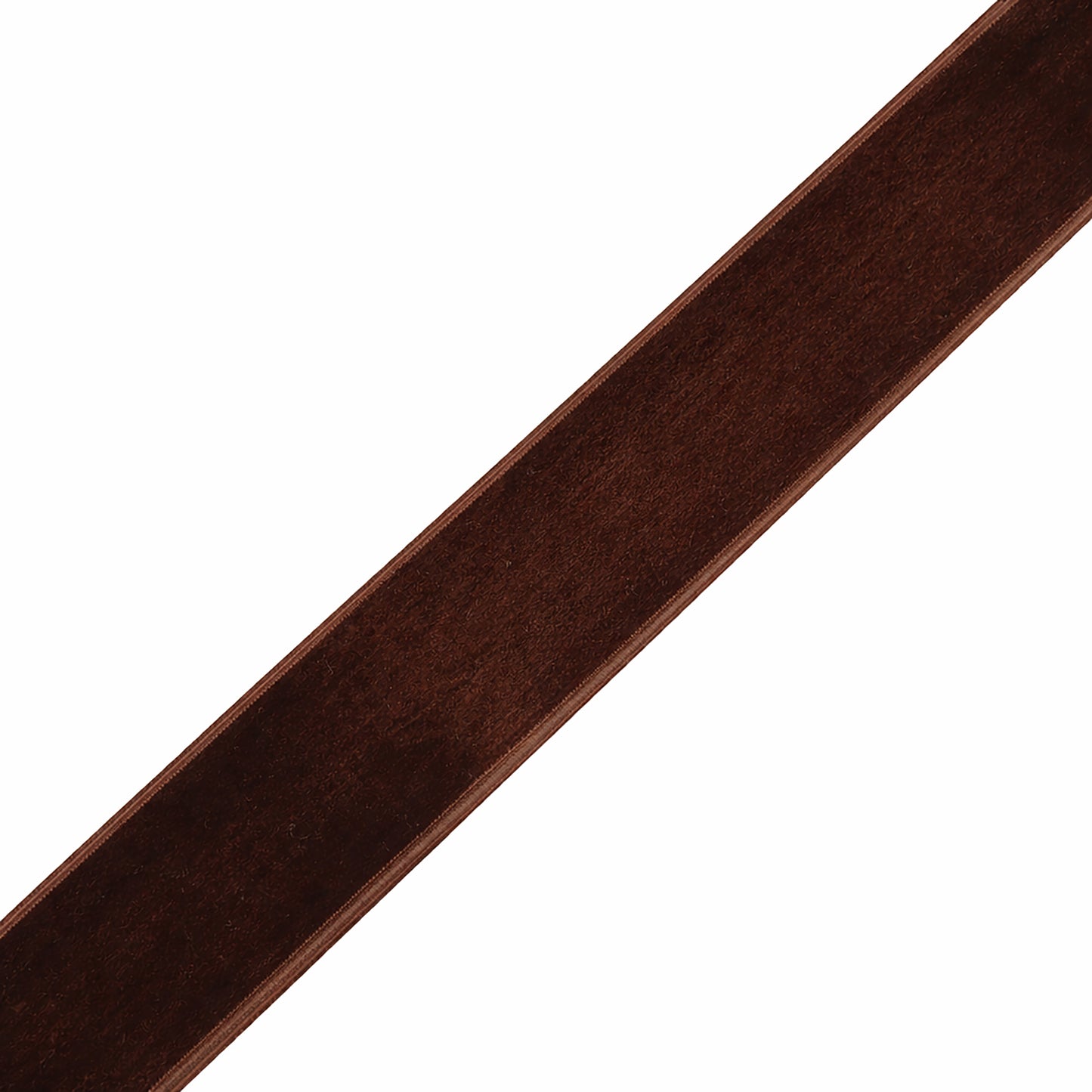 Ruban de velours large - marron