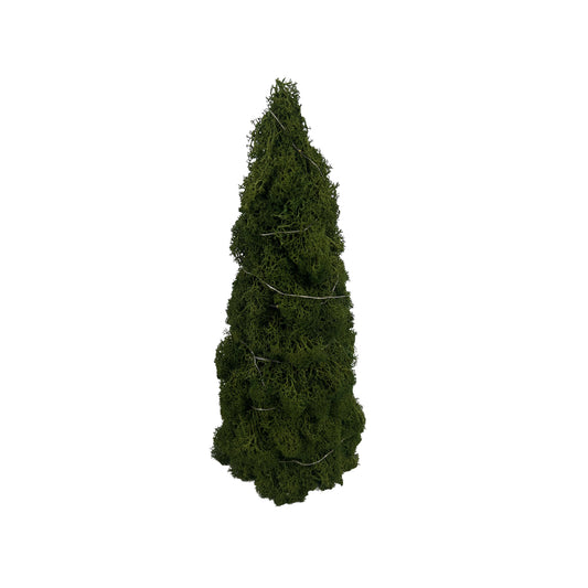 Sapin en cône de mousse vert avec micro LED - 12 po